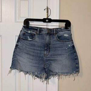 DAZE Denim Frayed Hem Women Shorts